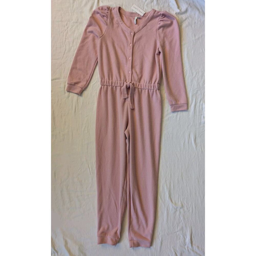 Janie And Jack Pink Knit Sweater Jumpsuit Size 18 - See Measurements NWT NEW